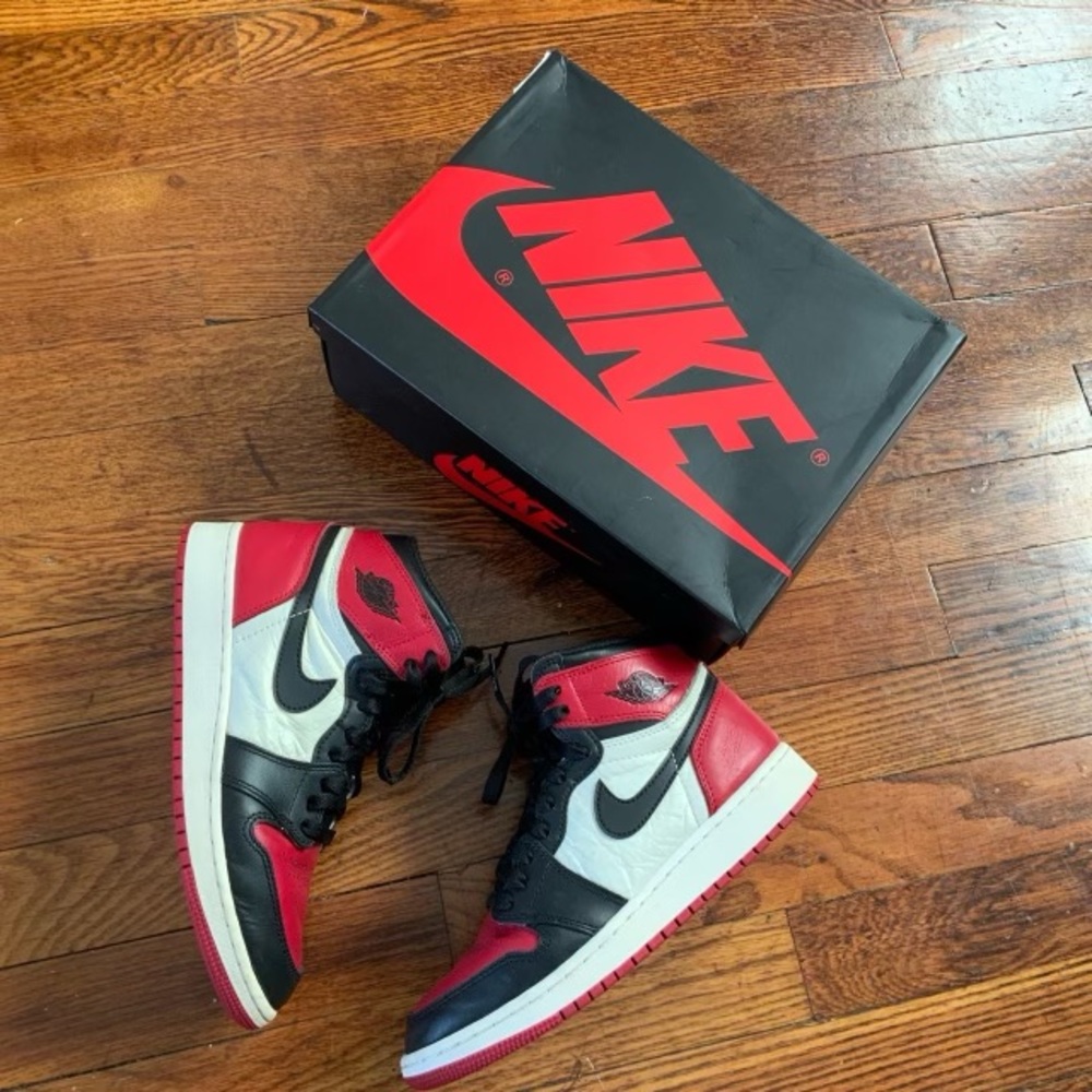 Air Jordan 1 Bred Toe - Picture 1 of 5